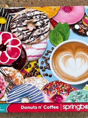 Springbok Donuts n' Coffee Puzzle 500 Piece.